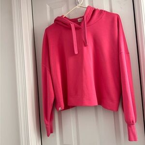 Simply Southern Pink Relaxed Crop Sweatshirt and Matching Lounge Pants